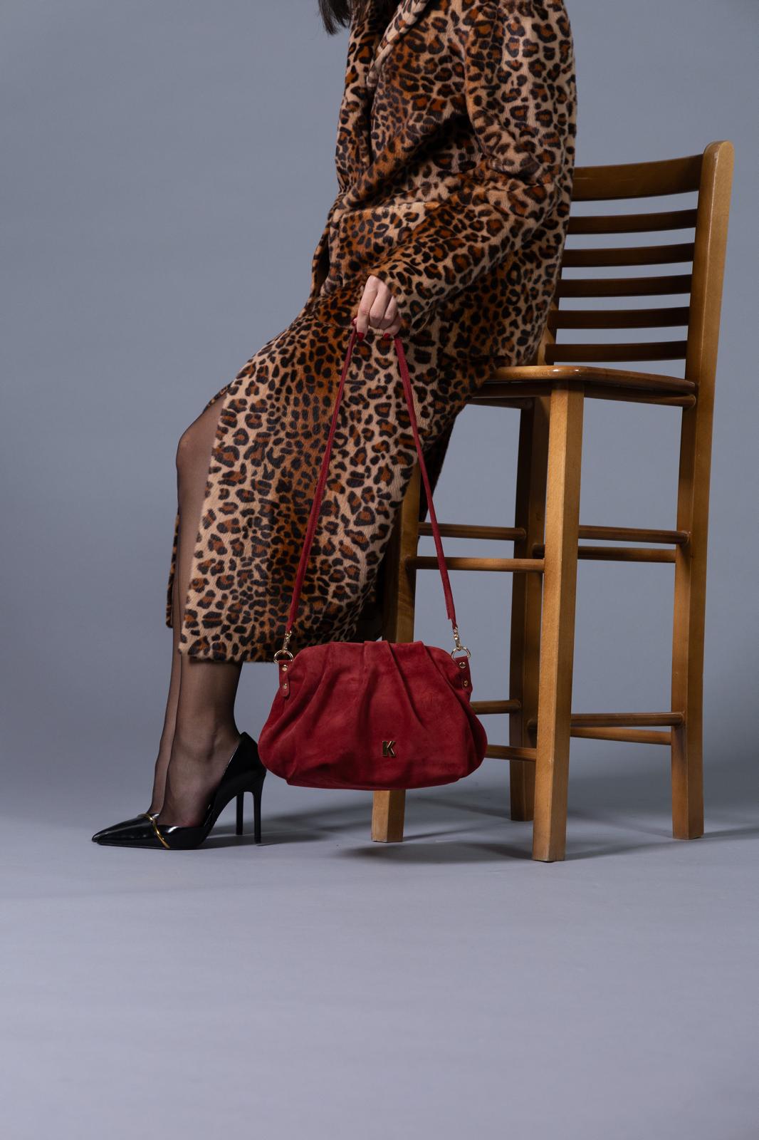 Livia Burgundy Red